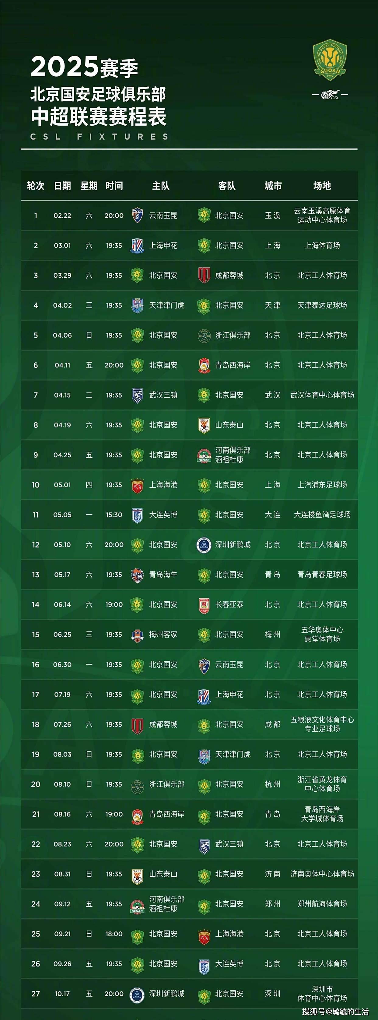 关于中超比赛日程安排：球队合理调整备战的信息